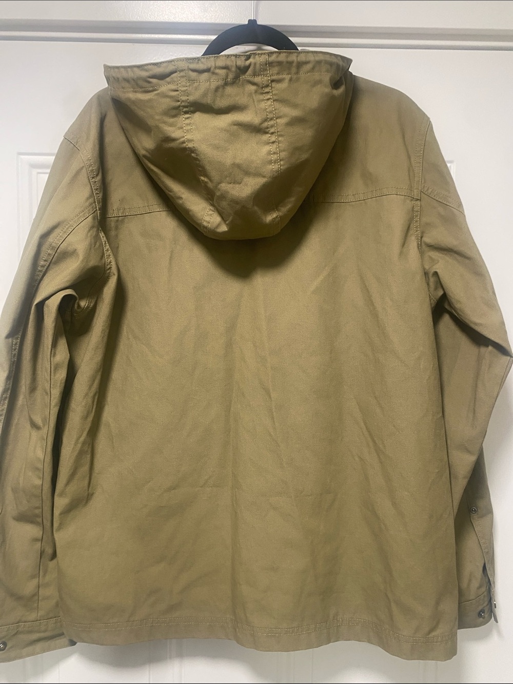 Columbia Men's Hooded Four Pocket Military Field Jacket Olive Green Size Medium - Picture 3 of 16